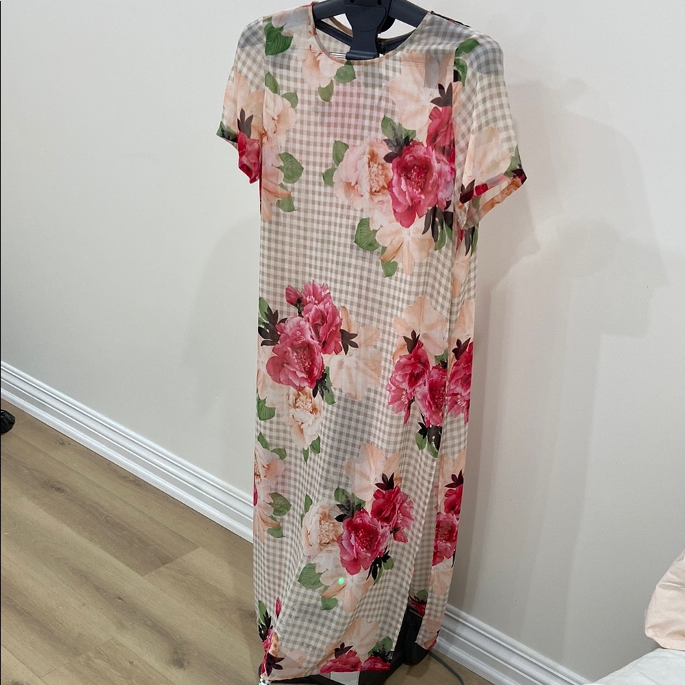 Calvin Klein Floral Maxi Dress.  Wear it as a cover up.